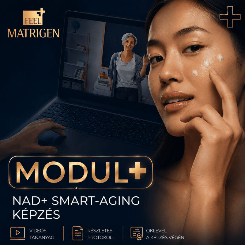 MATRIGEN Korean NAD+ Smart-Aging – Sejtszintű bőrfiatalítás és pigmentfolt-kezelés | MODUL+ képzés